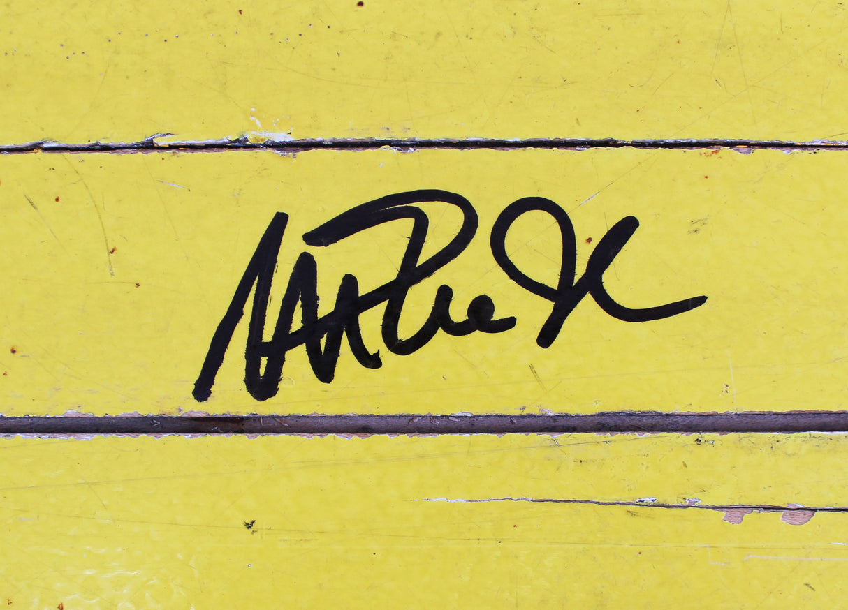 Lakers Magic Johnson Authentic Signed 8x10 Forum Floorboard PSA/DNA Itp #6A04950