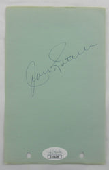 Jean Ratelle Signed Auto 4x6 Notepad Paper CD18230