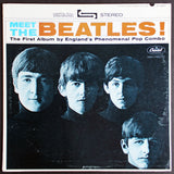 John Lennon Authentic Signed Meet The Beatles Album Cover Caiazzo & BAS #A57923