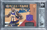 Magic Johnson Signed 2009 Timeless Treasures #18 #07/50 Card Auto 10! BAS Slab