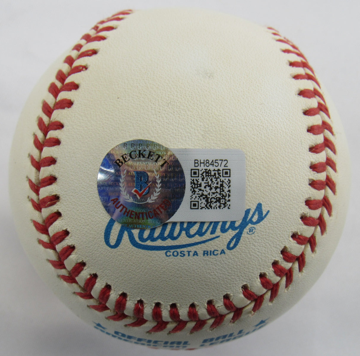 Nolan Ryan Signed Auto Rawlings Baseball Beckett Hologram