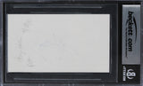 Tony Hale Arrested Development Authentic Signed 3x5 Index Card BAS Slabbed