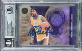 Magic Johnson Signed 2010 Panini Gold Standard GA Mat #1 Card Auto 10! BAS Slab