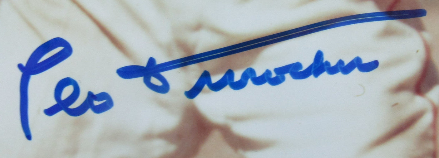 Leo Durocher Signed Auto 8x10 Photo JSA CD18646