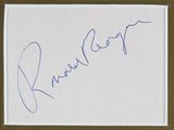 Ronald Reagan Authentic Signed Framed Display Autographed BAS #AB14692