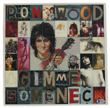 Ronnie Wood Authentic Signed Gimme Some Neck Album Cover W/ Vinyl BAS #E37712