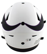 Vikings Randy Moss "SCH HOF 18" Signed Lunar Speed Flex Full Size Helmet BAS Wit