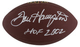 Bears Dan Hampton "HOF 02" Signed Wilson Super Grip Nfl Football BAS Witnessed