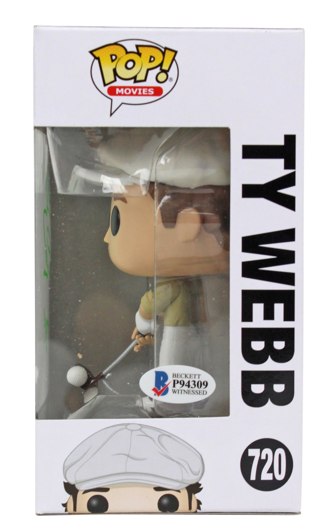 Chevy Chase Caddyshack "Ty!" Signed #720 Funko Pop Vinyl Figure BAS #P94309