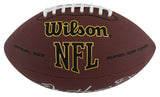 Bears Dan Hampton "HOF 02" Signed Wilson Super Grip Nfl Football BAS Witnessed
