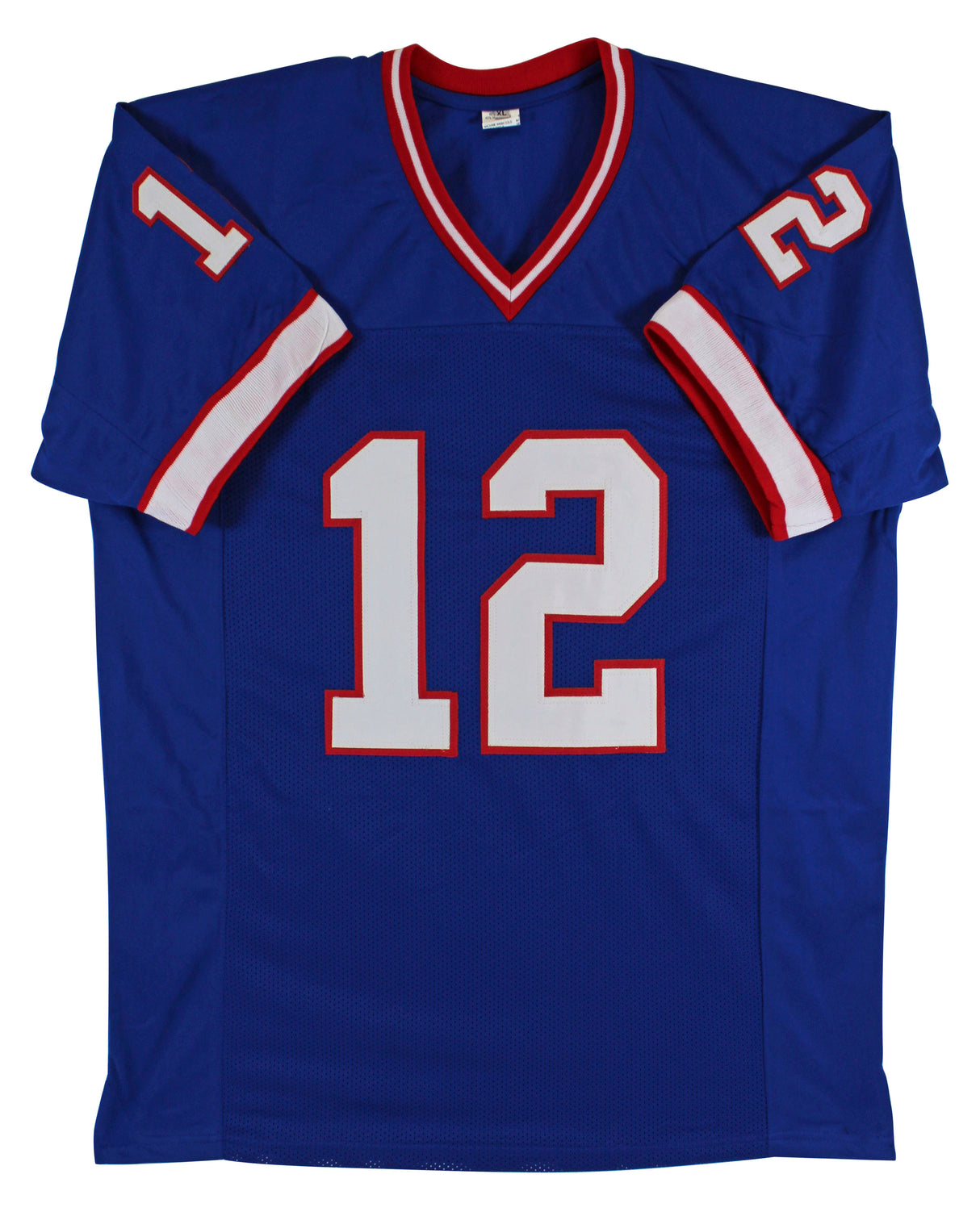Jim Kelly Authentic Signed Blue Pro Style Jersey Autographed JSA Witness