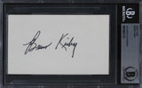 Bruno Kirby City Slickers Authentic Signed 3x5 Index Card BAS Slabbed