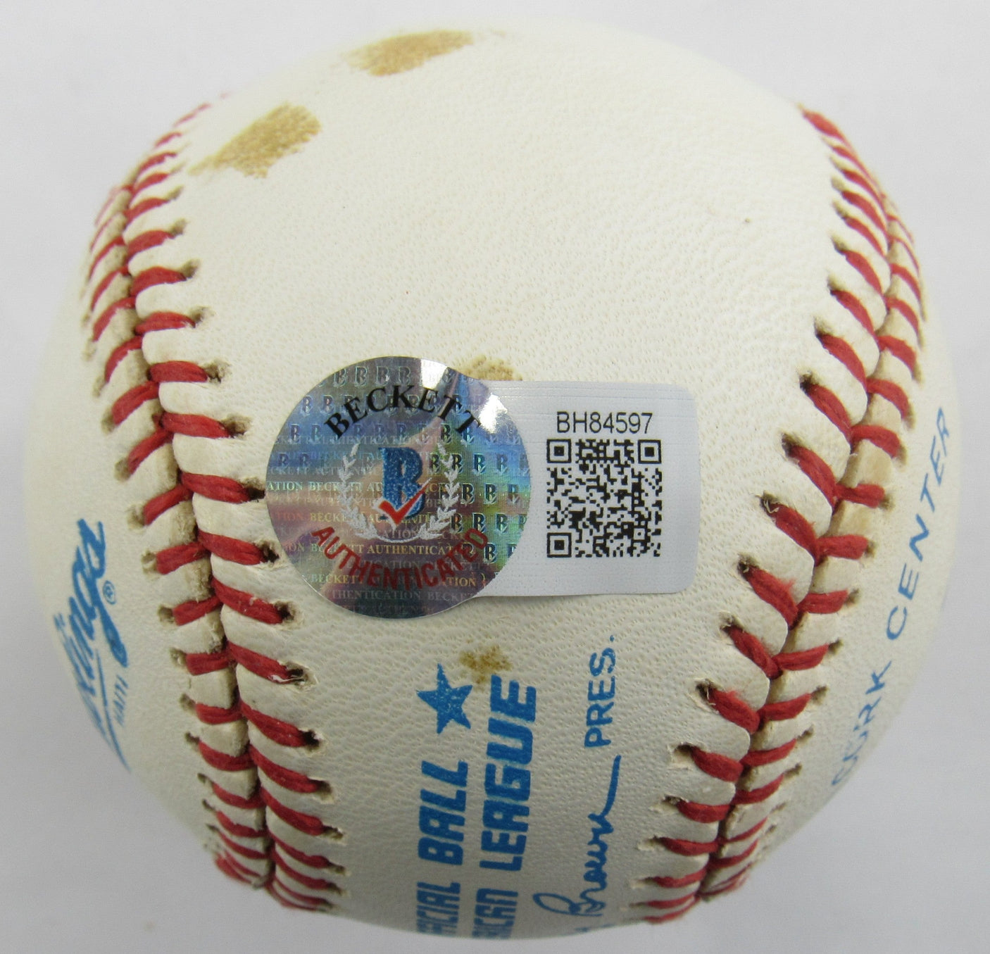 Mark McGwire Signed Auto Rawlings Baseball Beckett Hologram