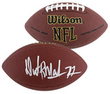 Commanders Dexter Manley Authentic Signed Super Grip Nfl Football BAS Witnessed