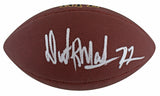 Commanders Dexter Manley Authentic Signed Super Grip Nfl Football BAS Witnessed