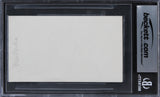 Bob Mackie Fashion Designer Authentic Signed 3x5 Index Card BAS Slabbed