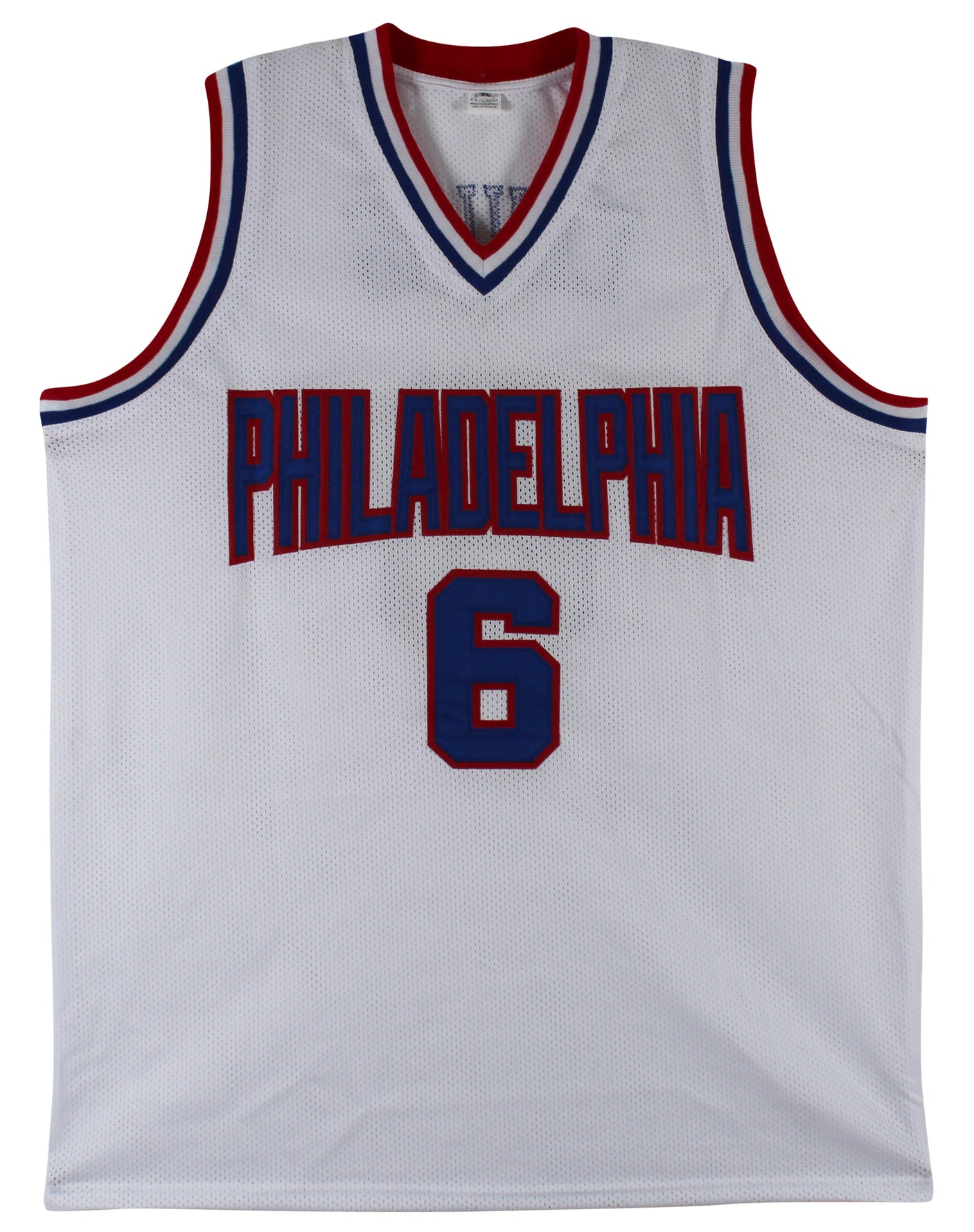 Julius "Dr. J" Erving Authentic Signed White Pro Style Jersey BAS Witnessed