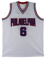 Julius "Dr. J" Erving Authentic Signed White Pro Style Jersey BAS Witnessed