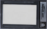 Milton Berle The Milton Berle Show Authentic Signed 3x5 Index Card BAS Slabbed 3