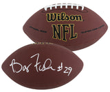 Steelers Barry Foster Signed Wilson Super Grip Nfl Football BAS Witnessed
