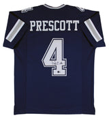 Dak Prescott Authentic Signed Navy Blue Pro Style Jersey Autographed BAS Witness