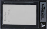 Milton Berle The Milton Berle Show Authentic Signed 3x5 Index Card BAS Slabbed 4