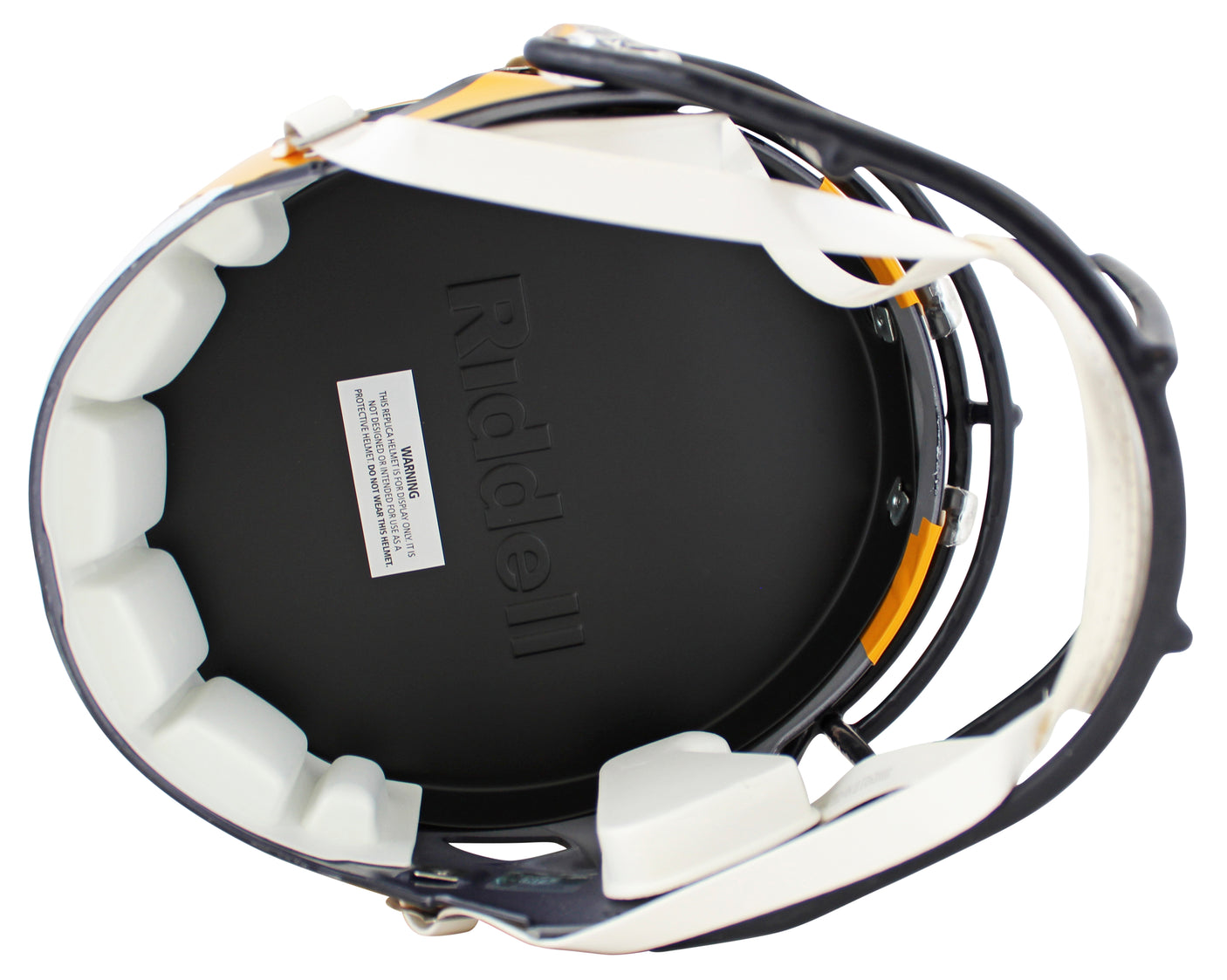 Rams Kurt Warner & Marshall Faulk Signed 81-99 TB F/S Speed Rep Helmet BAS Wit