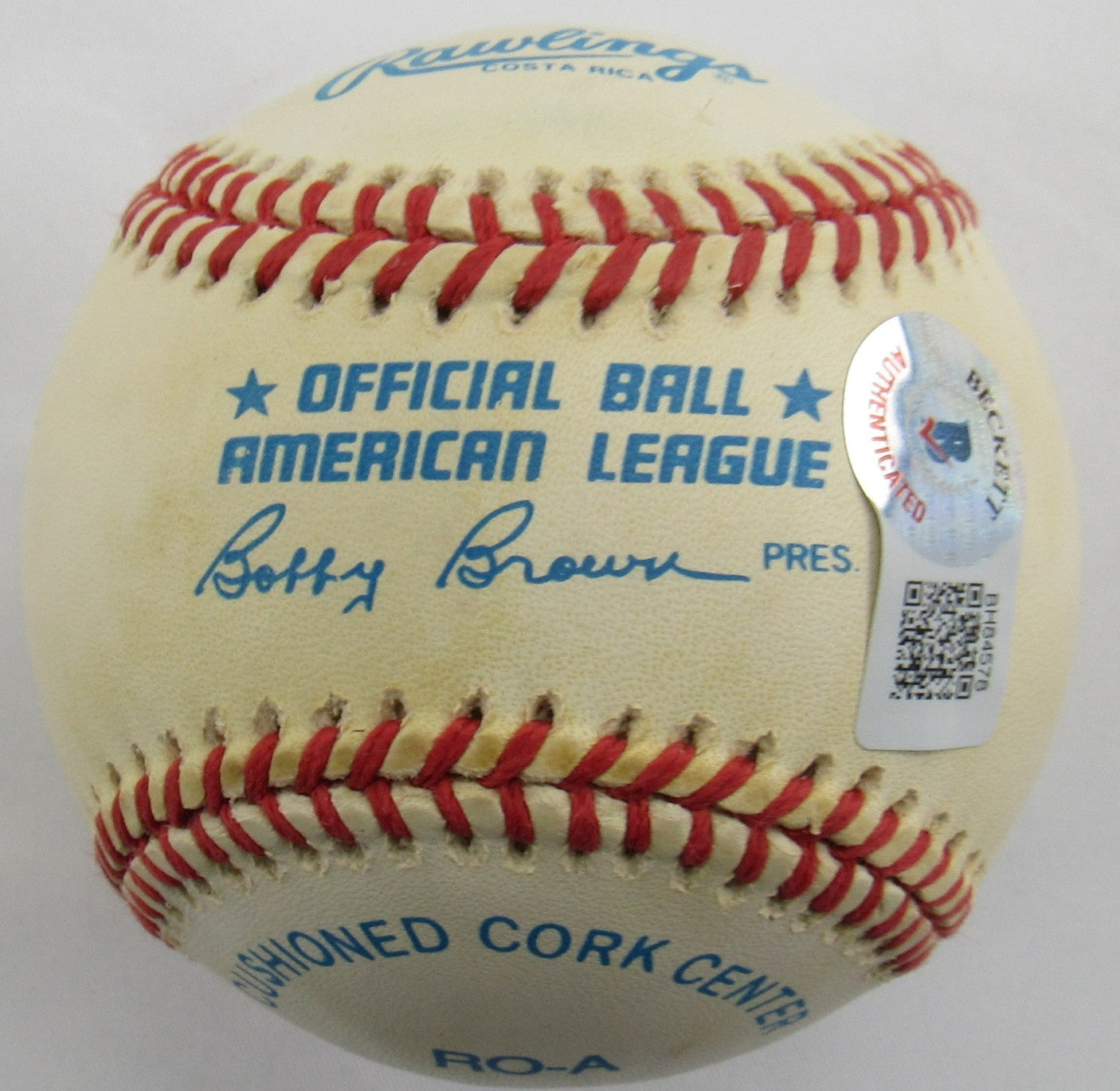 Mookie Wilson Bill Buckner Signed Auto Rawlings Baseball Beckett Hologram