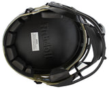 Rams Eric Dickerson "HOF 99" Signed Salute To Service F/S Speed Rep Helmet BAS W