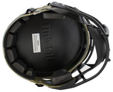 Rams Eric Dickerson "HOF 99" Signed Salute To Service F/S Speed Rep Helmet BAS W