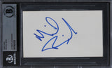 Michael Biehn Terminator Authentic Signed 3x5 Index Card Autographed BAS Slab 2