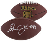 Rams Steven Jackson Authentic Signed Wilson Super Grip Nfl Football BAS Witness