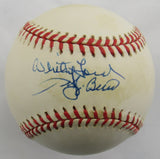 Whitey Ford Yogi Berra Signed Auto Rawlings Baseball Beckett LOA