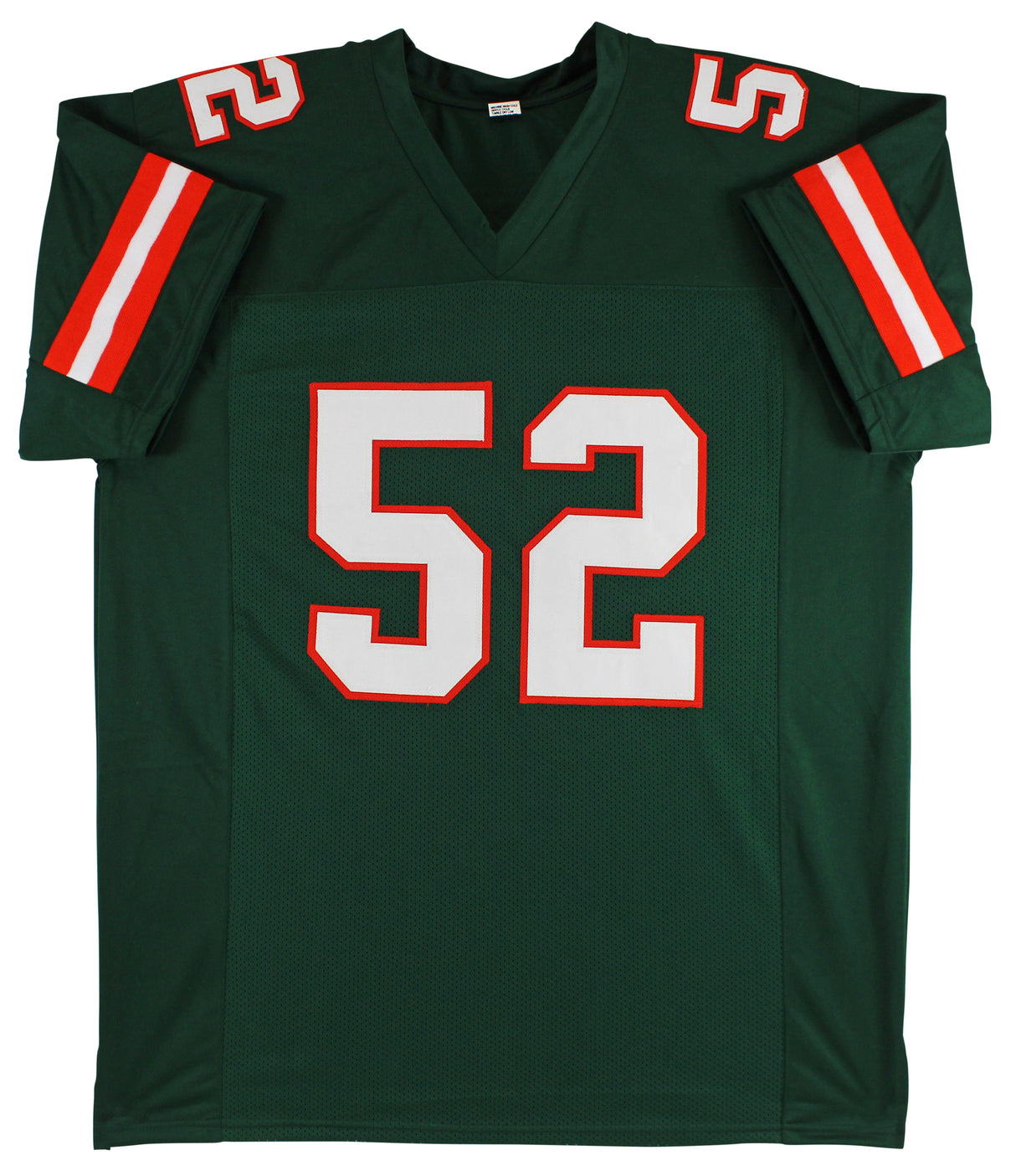 Miami Ray Lewis Authentic Signed Green Pro Style Jersey Autographed BAS Witness