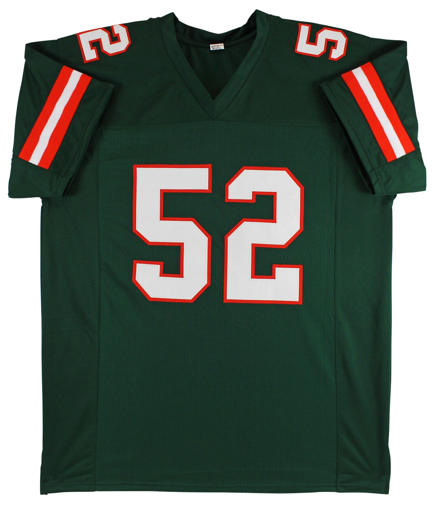 Miami Ray Lewis Authentic Signed Green Pro Style Jersey Autographed BAS Witness