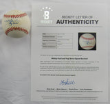 Whitey Ford Yogi Berra Signed Auto Rawlings Baseball Beckett LOA