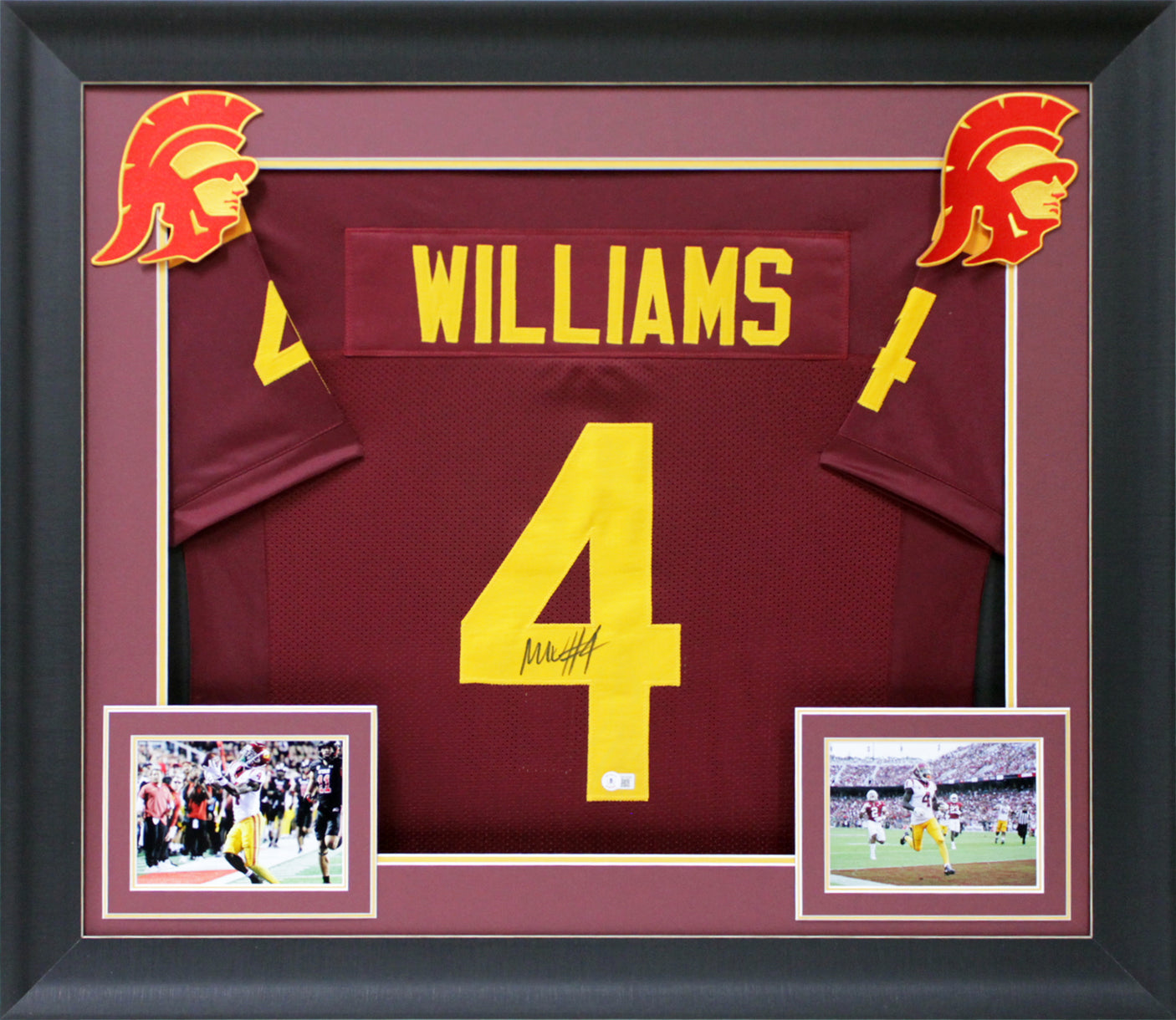Mario Williams Authentic Signed Maroon Pro Style Framed Jersey BAS Witnessed