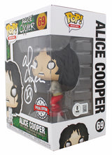 Alice Cooper Authentic Signed #69 Funko Pop Vinyl Figure BAS Witnessed #1W793338