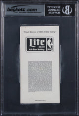 Magic Johnson "1990 ASG MVP" Signed 1990 All Star Game Ticket Auto 10 BAS Slab 1