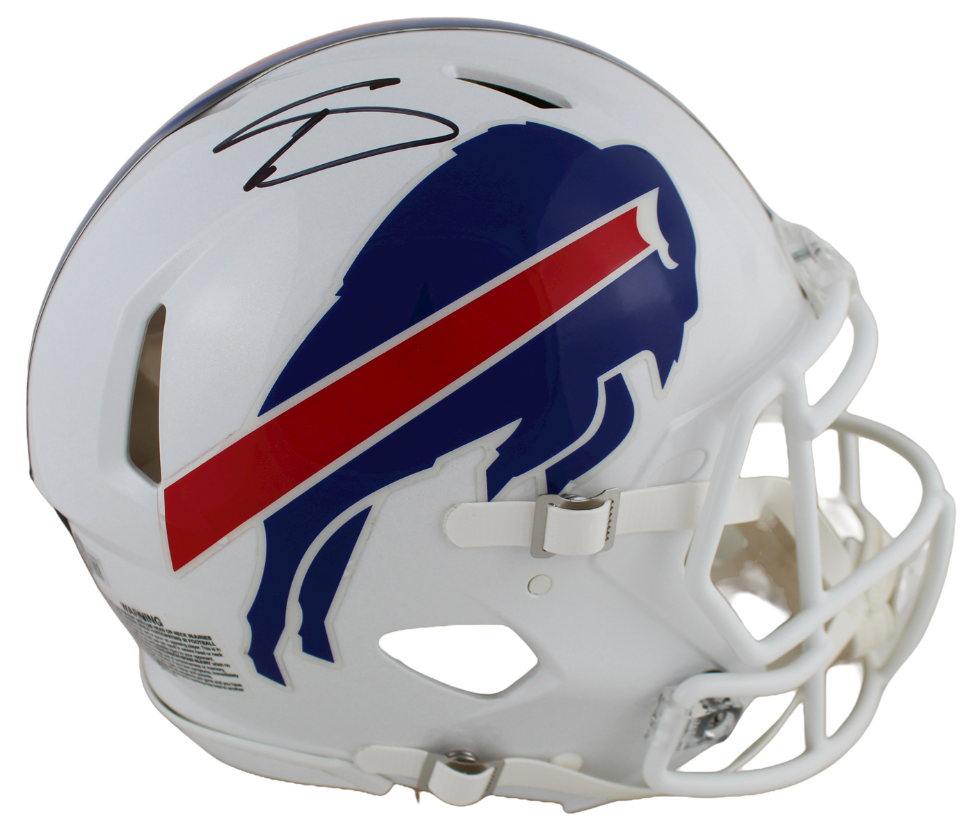 Bills Stefon Diggs Authentic Signed Full Size Speed Proline Helmet BAS Witnessed