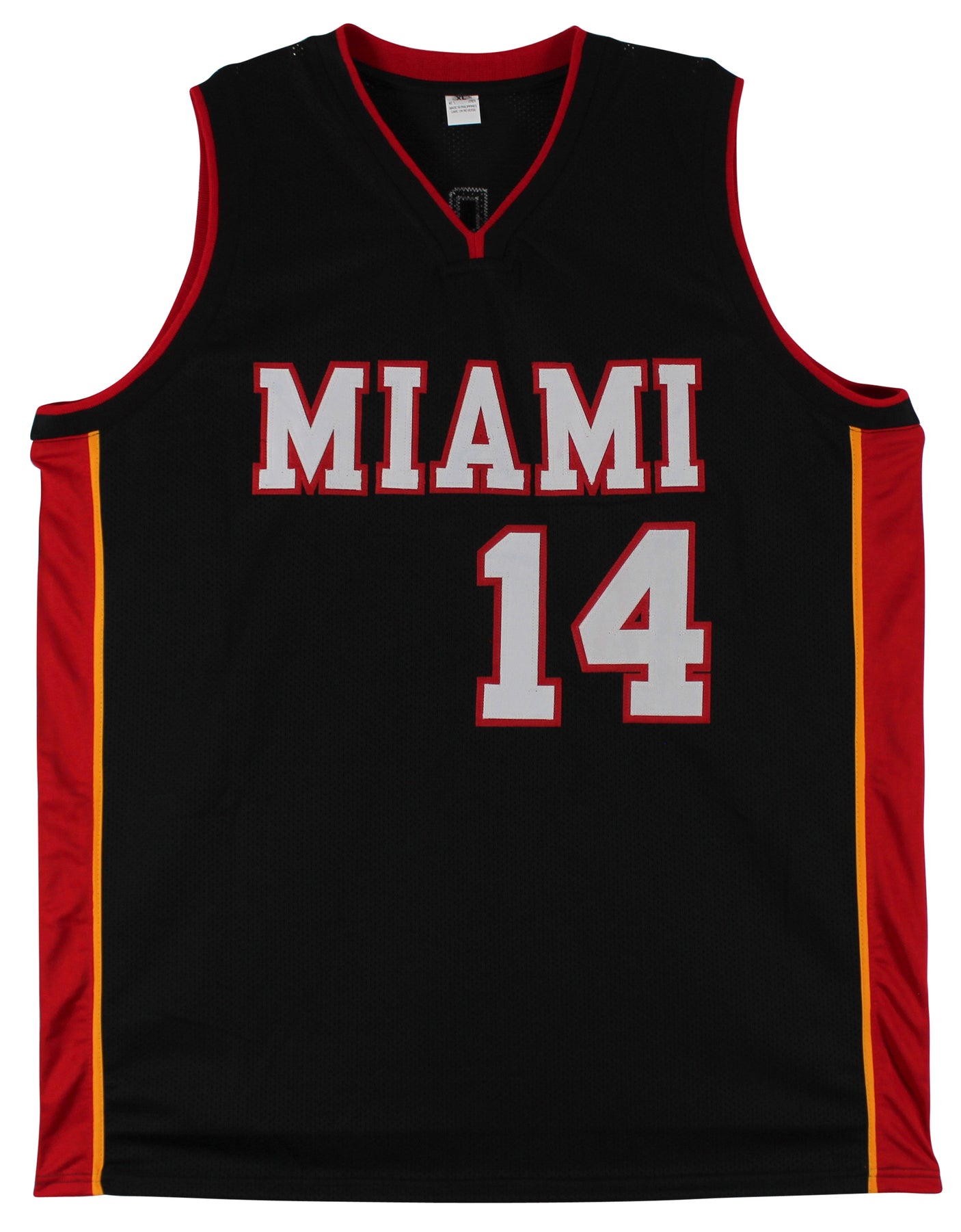 Tyler Herro Authentic Signed Black Pro Style Jersey Autographed JSA 2