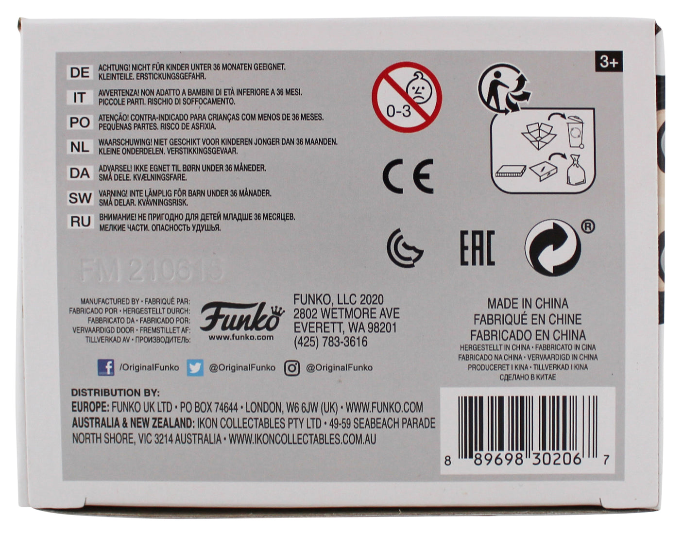 Alice Cooper "Poison" Signed #68 Funko Pop Vinyl Figure BAS Witnessed #1W793204