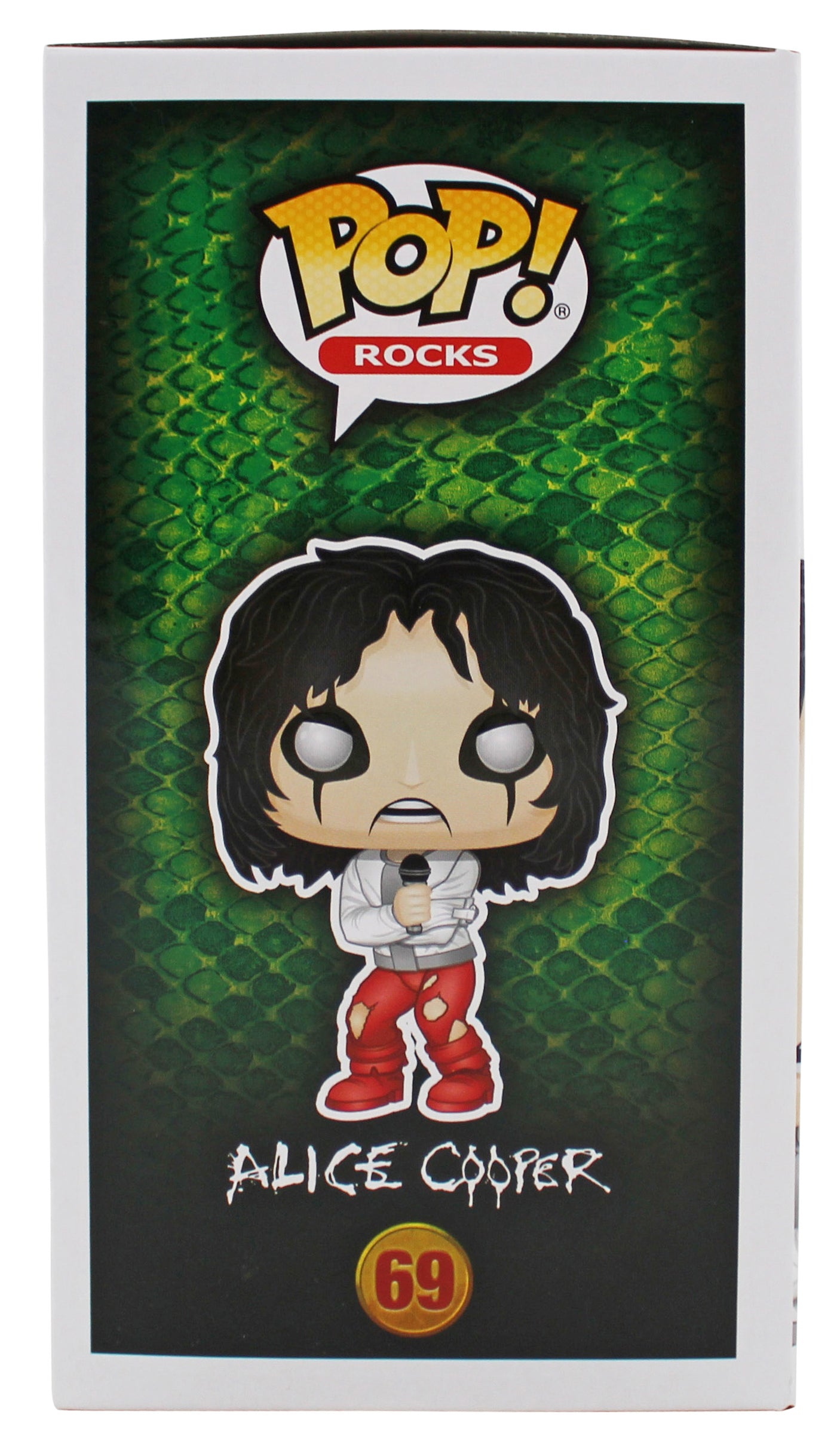 Alice Cooper "Schools Out!" Signed #69 Funko Pop Vinyl Figure BAS Wit #1W793301