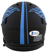 Oilers Earl Campbell "HOF 91" Signed Eclipse Speed Mini Helmet BAS Wit #WD63983