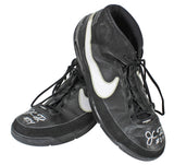 Kings Jason Thompson Signed 2008 Game Used Nike Vis Air Sweet TB Shoes BAS