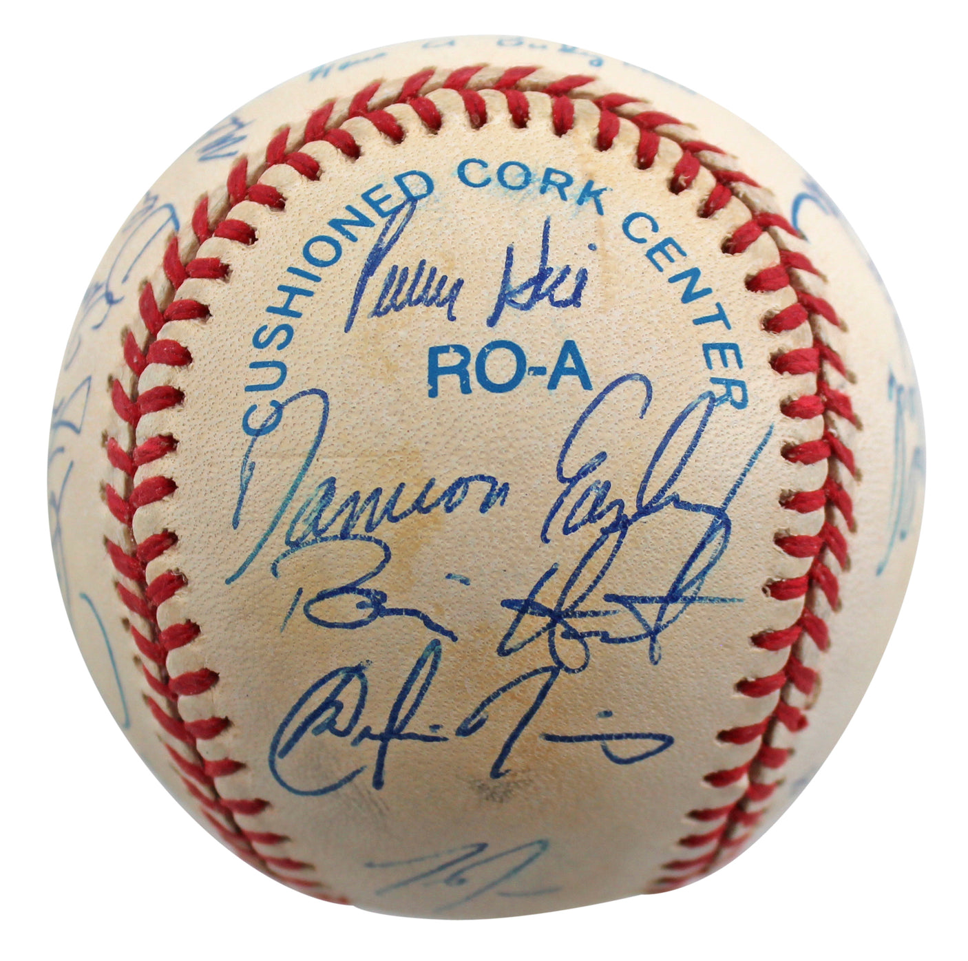 1997 Tigers (23) Herndon, Bell, Easley +20 Signed Oal Baseball BAS #AA03199