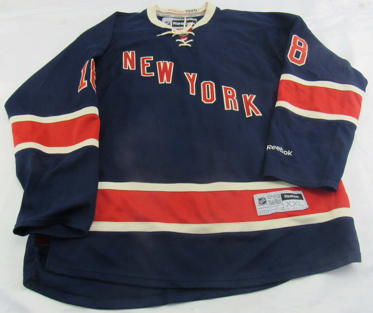 Marc Staal Signed Auto Rangers Jersey JSA CD18228