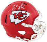 Chiefs Jamaal Charles Authentic Signed Full Size Speed Rep Helmet BAS Witnessed