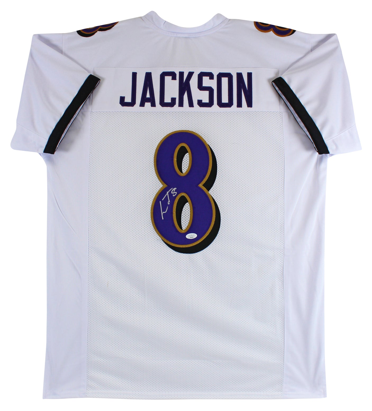 Lamar Jackson Authentic Signed White Pro Style Jersey Autographed JSA