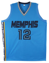Ja Morant Authentic Signed Light Blue Pro Style Jersey Autographed BAS